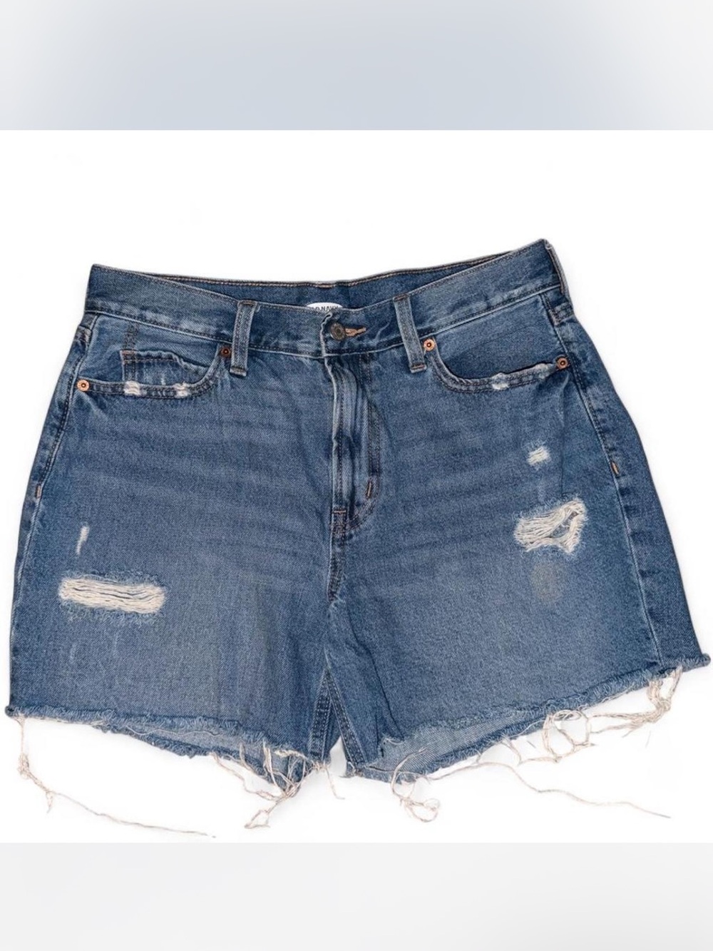 Old Navy Distressed Blue Denim Shorts